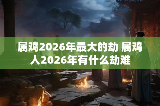 属鸡2026年最大的劫 属鸡人2026年有什么劫难