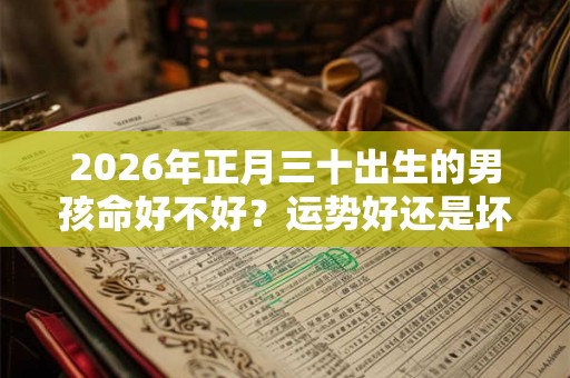 2026年正月三十出生的男孩命好不好？运势好还是坏？