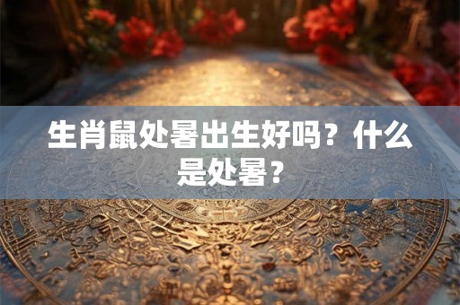 生肖鼠处暑出生好吗？什么是处暑？