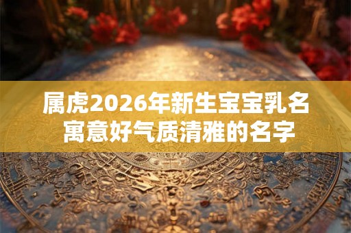 属虎2026年新生宝宝乳名 寓意好气质清雅的名字