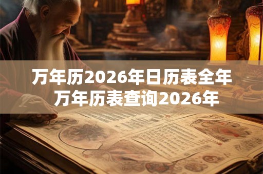万年历2026年日历表全年 万年历表查询2026年 万年历2026年日历表全年 万年历表查询2026年