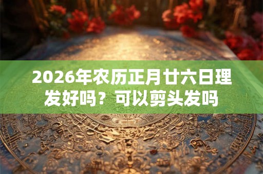 2026年农历正月廿六日理发好吗？可以剪头发吗