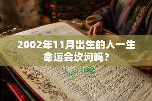 2002年11月出生的人一生命运会坎坷吗？