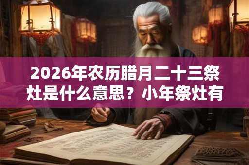 2026年农历腊月二十三祭灶是什么意思？小年祭灶有哪些讲究？
