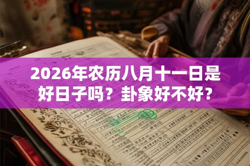 2026年农历八月十一日是好日子吗？卦象好不好？