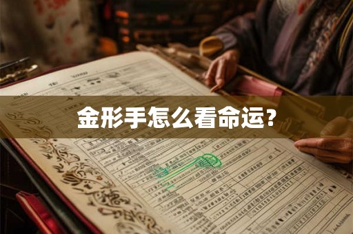 金形手怎么看命运？