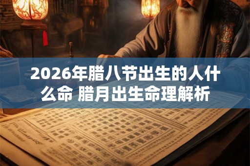 2026年腊八节出生的人什么命 腊月出生命理解析
