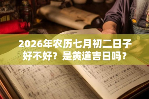 2026年农历七月初二日子好不好?是黄道吉日吗? 2026年农历七月初二日子好不好?是黄道吉日吗?