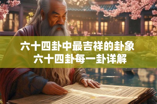 六十四卦中最吉祥的卦象  六十四卦每一卦详解
