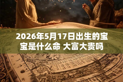 2026年5月17日出生的宝宝是什么命 大富大贵吗