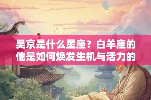 吴京是什么星座？白羊座的他是如何焕发生机与活力的？