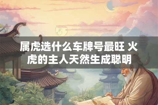 属虎选什么车牌号最旺 火虎的主人天然生成聪明