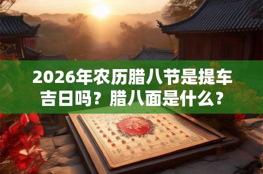 2026年农历腊八节是提车吉日吗?腊八面是什么? 2026年农历腊八节是提车吉日吗?腊八面是什么?
