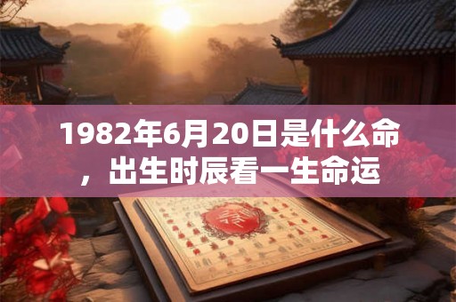 1982年6月20日是什么命,出生时辰看一生命运 1982年6月20日是什么命,出生时辰看一生命运