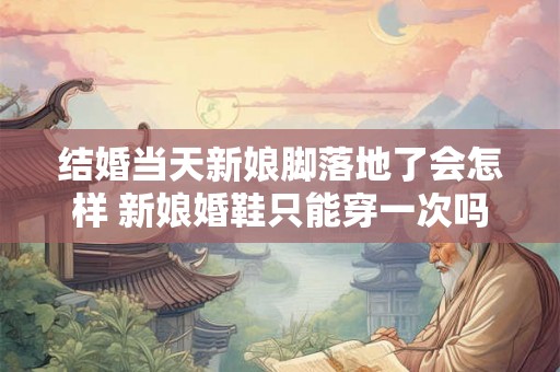 结婚当天新娘脚落地了会怎样 新娘婚鞋只能穿一次吗