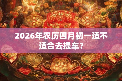 2026年农历四月初一适不适合去提车？