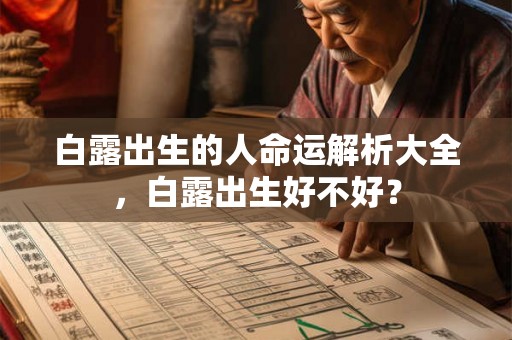 白露出生的人命运解析大全，白露出生好不好？