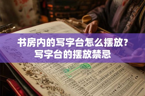 书房内的写字台怎么摆放？写字台的摆放禁忌