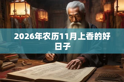 2026年农历11月上香的好日子