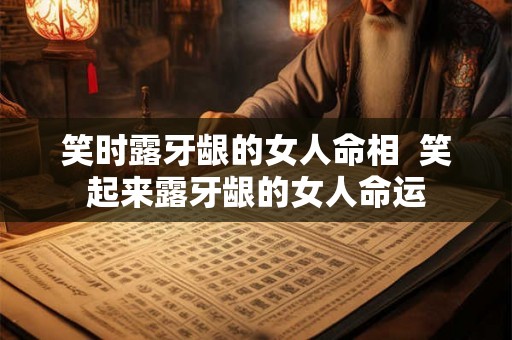 笑时露牙龈的女人命相 笑起来露牙龈的女人命运 笑时露牙龈的女人命相 笑起来露牙龈的女人命运