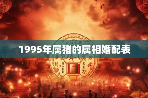1995年属猪的属相婚配表