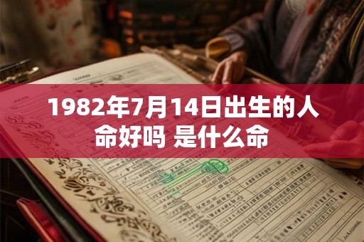 1982年7月14日出生的人命好吗 是什么命 1982年7月14日出生的人命好吗 是什么命