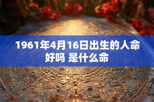 1961年4月16日出生的人命好吗 是什么命