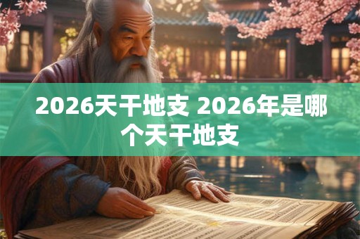 2026天干地支 2026年是哪个天干地支