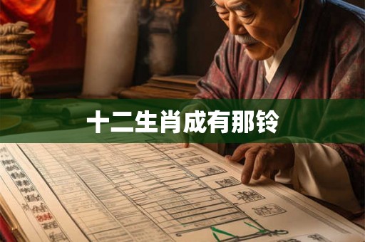 十二生肖成有那铃 十二生肖成有那铃