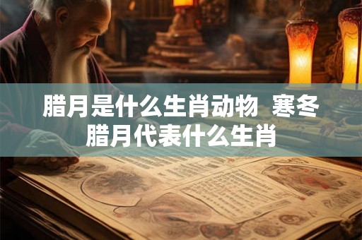 腊月是什么生肖动物  寒冬腊月代表什么生肖