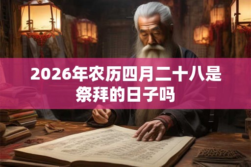 2026年农历四月二十八是祭拜的日子吗