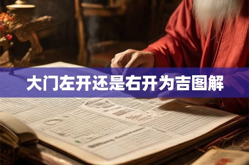 大门左开还是右开为吉图解