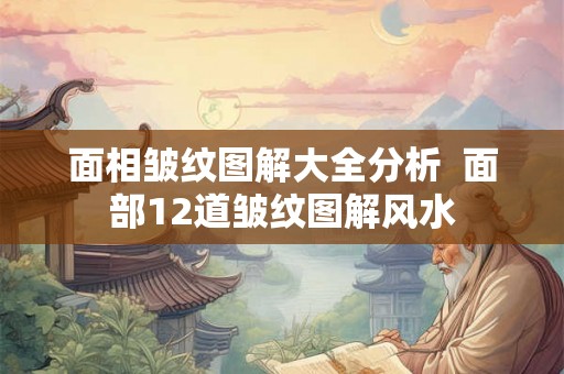 面相皱纹图解大全分析 面部12道皱纹图解风水 面相皱纹图解大全分析 面部12道皱纹图解风水