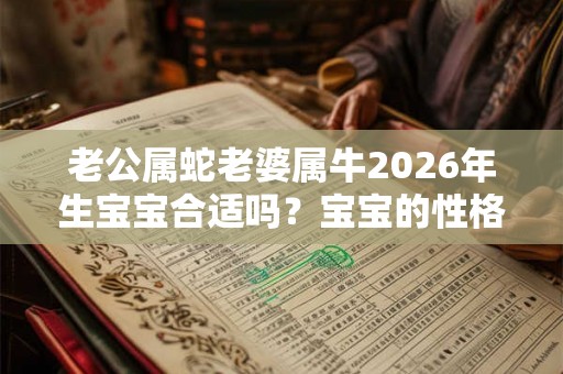 老公属蛇老婆属牛2026年生宝宝合适吗？宝宝的性格好吗？