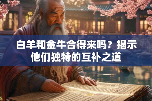 白羊和金牛合得来吗?揭示他们独特的互补之道 白羊和金牛合得来吗?揭示他们独特的互补之道