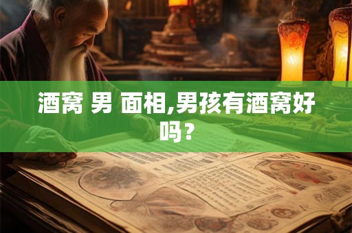 酒窝 男 面相,男孩有酒窝好吗？