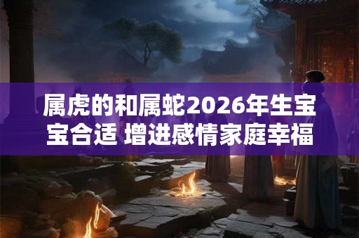 属虎的和属蛇2026年生宝宝合适 增进感情家庭幸福 属虎的和属蛇2026年生宝宝合适 增进感情家庭幸福