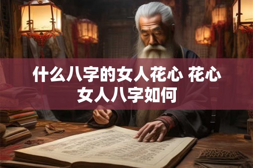 什么八字的女人花心 花心女人八字如何