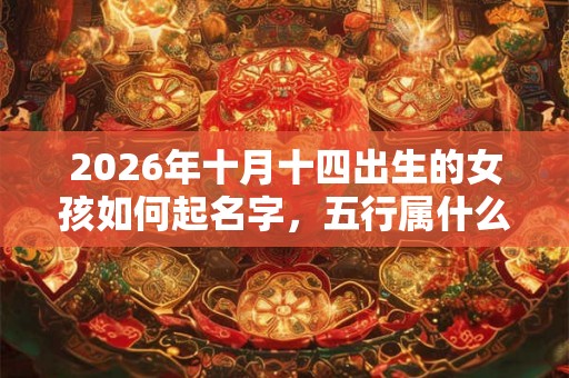 2026年十月十四出生的女孩如何起名字，五行属什么