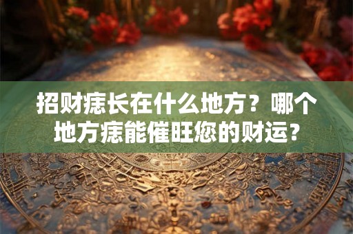 招财痣长在什么地方？哪个地方痣能催旺您的财运？