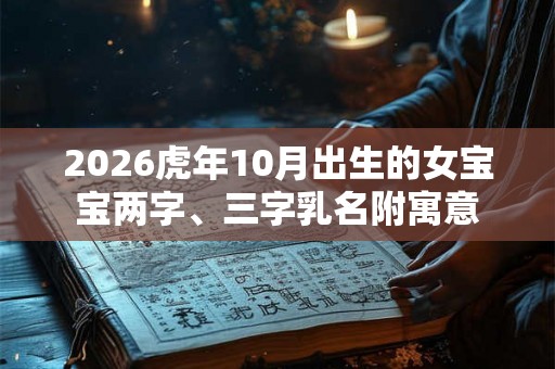 2026虎年10月出生的女宝宝两字、三字乳名附寓意 2026虎年10月出生的女宝宝两字、三字乳名附寓意