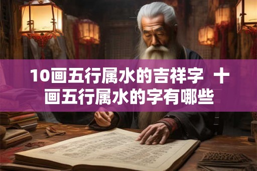 10画五行属水的吉祥字  十画五行属水的字有哪些