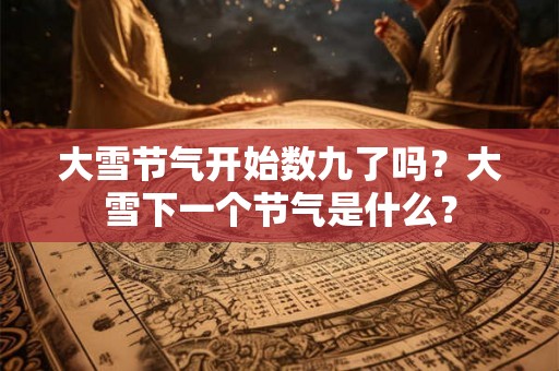 大雪节气开始数九了吗？大雪下一个节气是什么？
