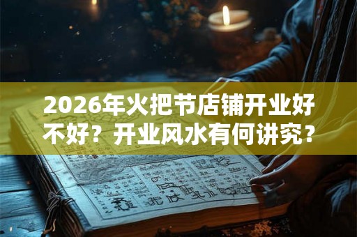 2026年火把节店铺开业好不好？开业风水有何讲究？