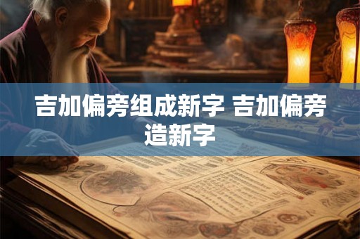 吉加偏旁组成新字 吉加偏旁造新字