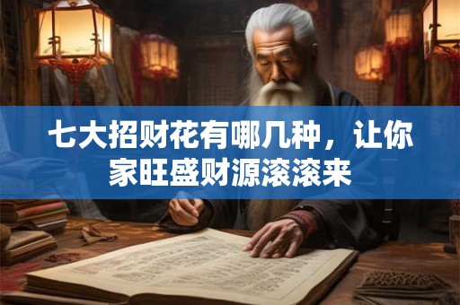 七大招财花有哪几种，让你家旺盛财源滚滚来