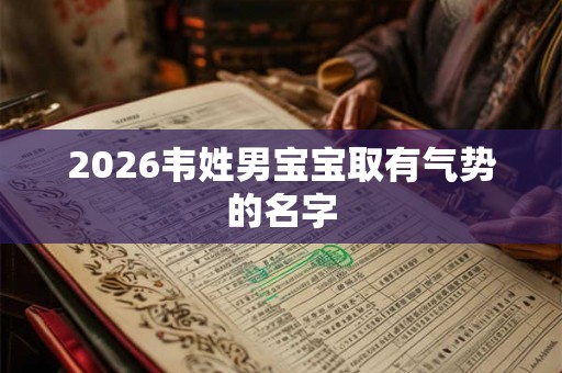 2026韦姓男宝宝取有气势的名字