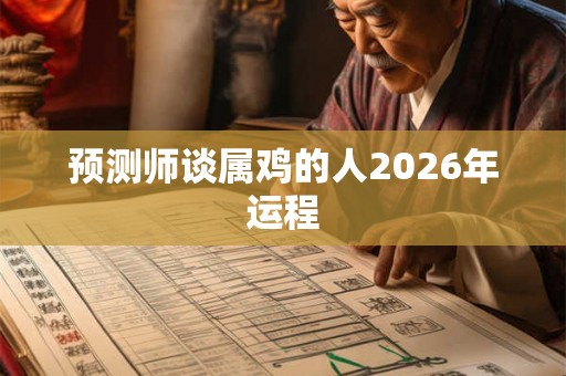 预测师谈属鸡的人2026年运程