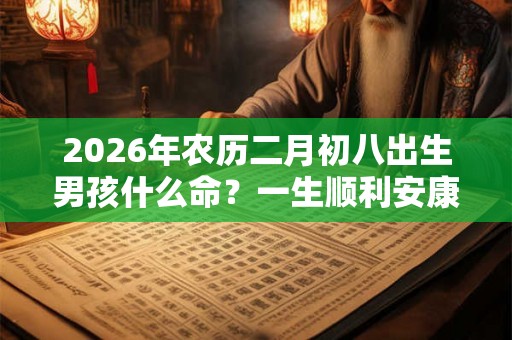 2026年农历二月初八出生男孩什么命？一生顺利安康吗？