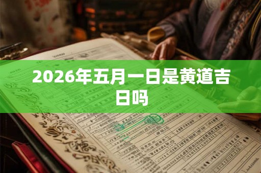 2026年五月一日是黄道吉日吗